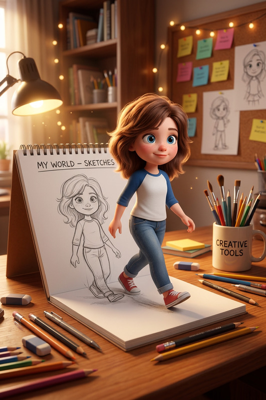 Sketchbook Come to Life