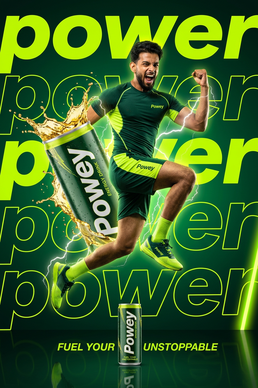 Energy Drink Power Ad
