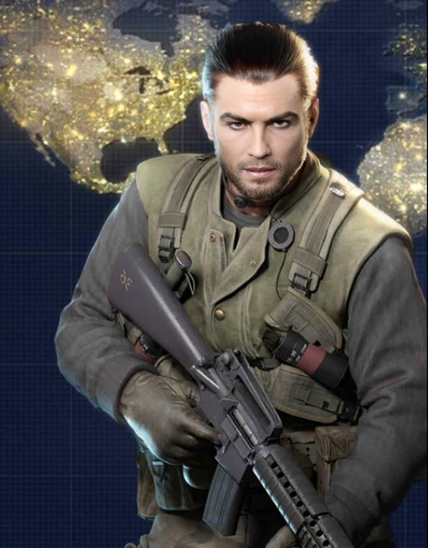Alex Mason Call Of Duty Black Ops Photorealistic Portrait
