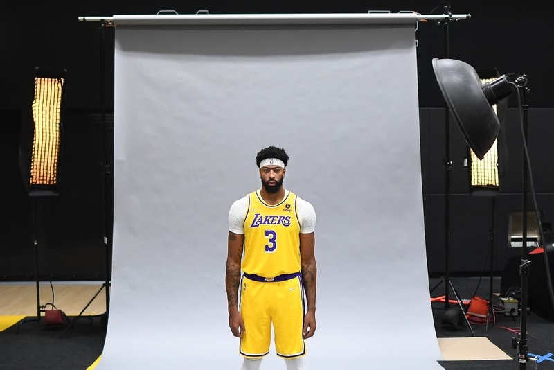 Anthony Davis Los Angeles Lakers Media Day Portrait