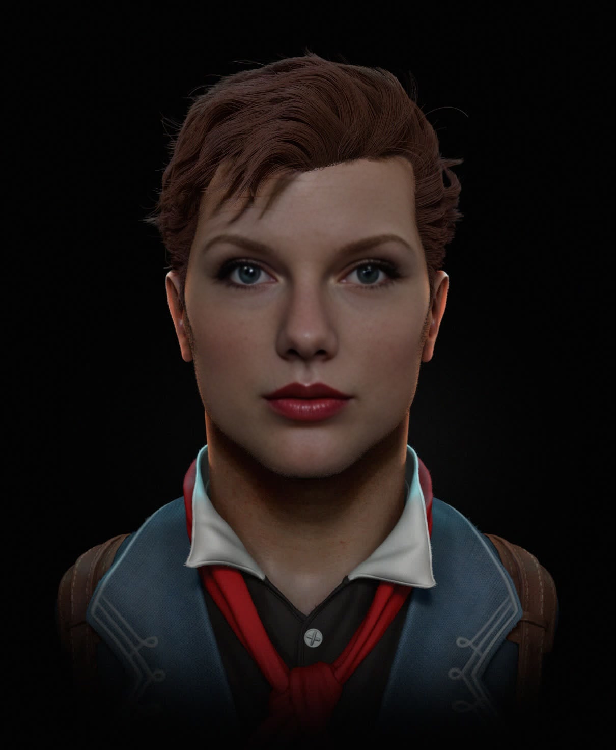 Booker Dewitt Bioshock Infinite Photorealistic Portrait
