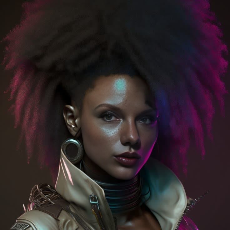 Brigitte Cyberpunk 2077 Photorealistic Portrait