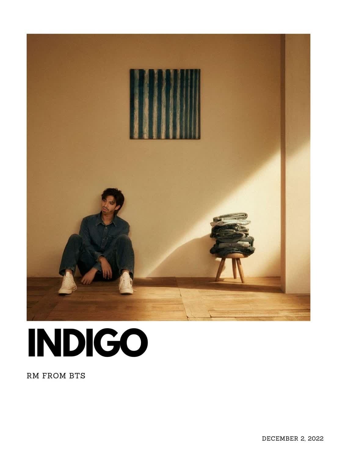 Bts Rm Indigo Album Cover Portrait