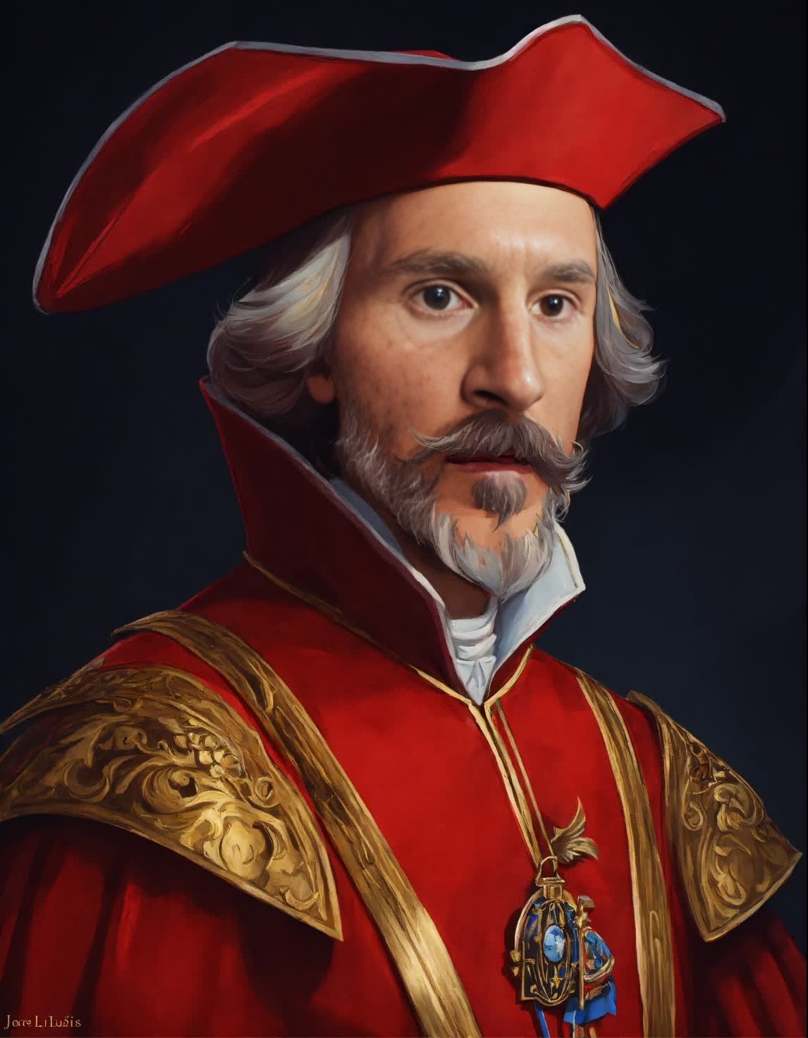 Cardinal Richelieu The Three Musketeers Portrait