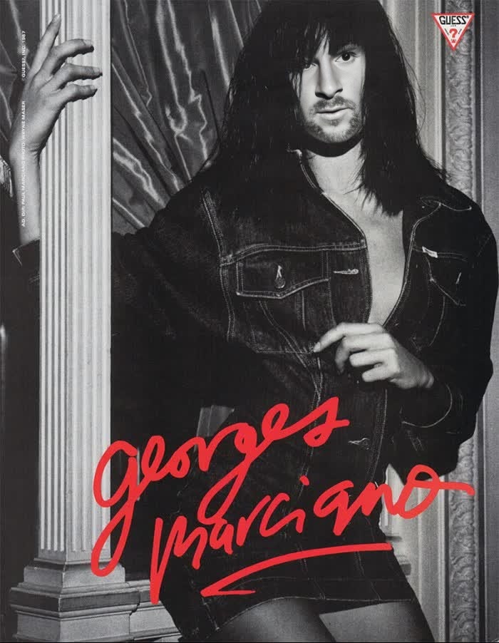 Carla Bruni Guess Campaign Editorial Portrait