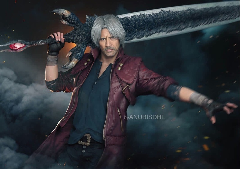 Dante Devil May Cry 5 Photorealistic Portrait