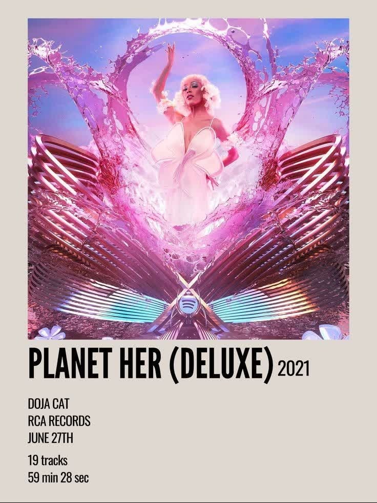 Doja Cat Planet Her Album Cover Portrait
