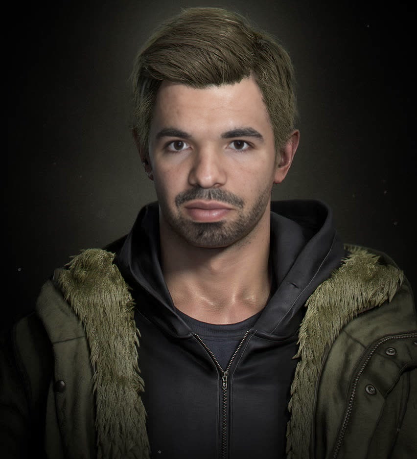 Ethan Winters Resident Evil Village Photorealistic Portrait