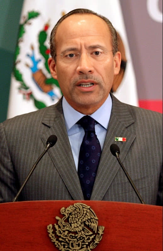 Felipe Calderon Mexico President Archival Portrait