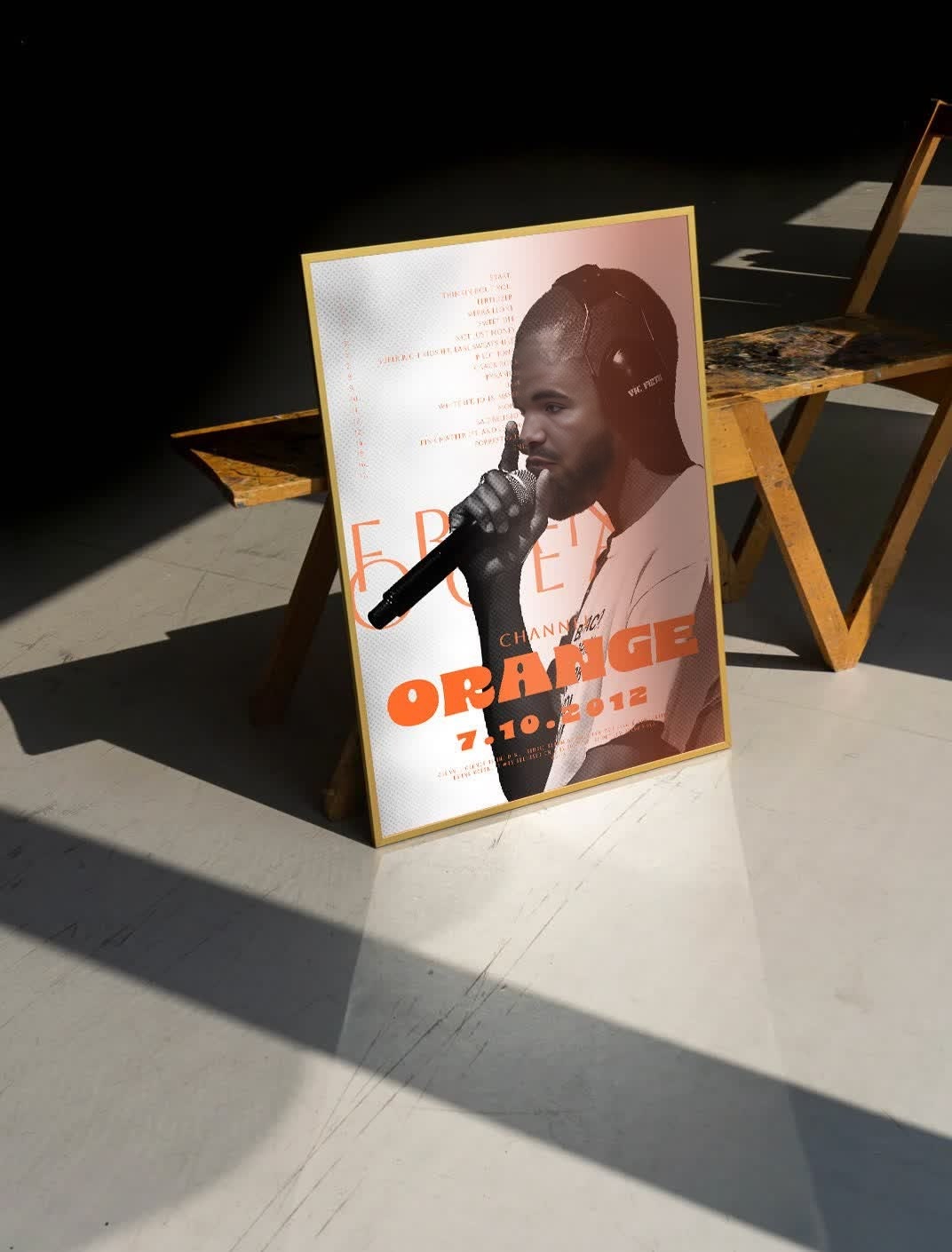 Frank Ocean Channel Orange Lifestyle Portrait