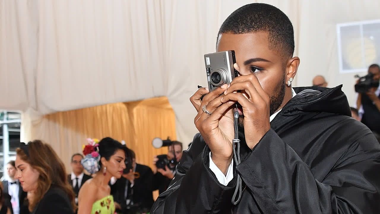 Frank Ocean Met Gala Arrival Portrait