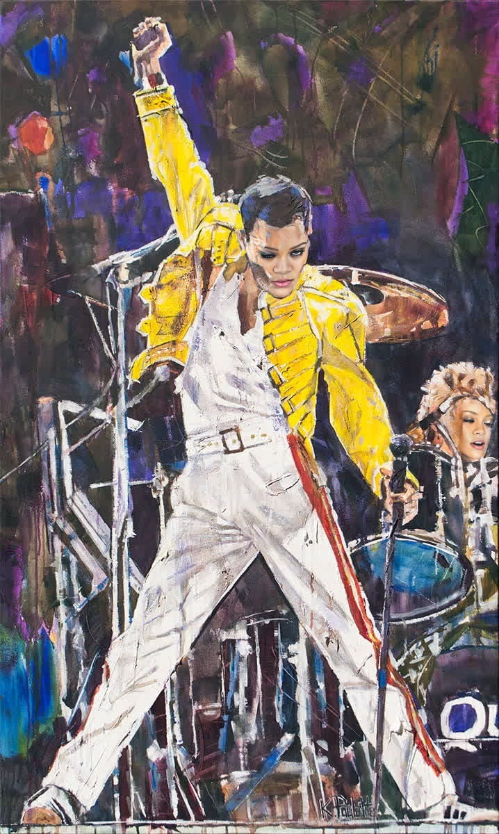 Freddie Mercury Bohemian Rhapsody Portrait