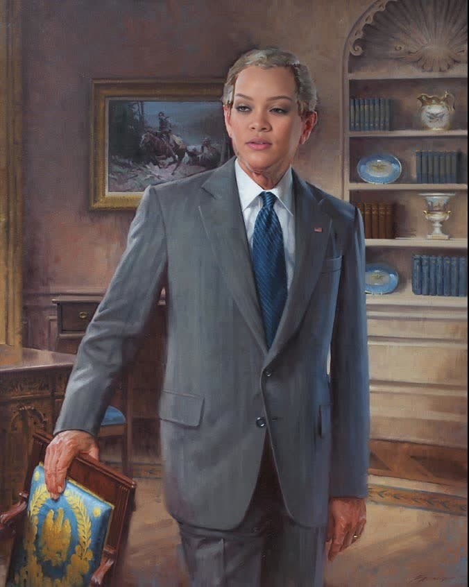 George W Bush President Press Portrait