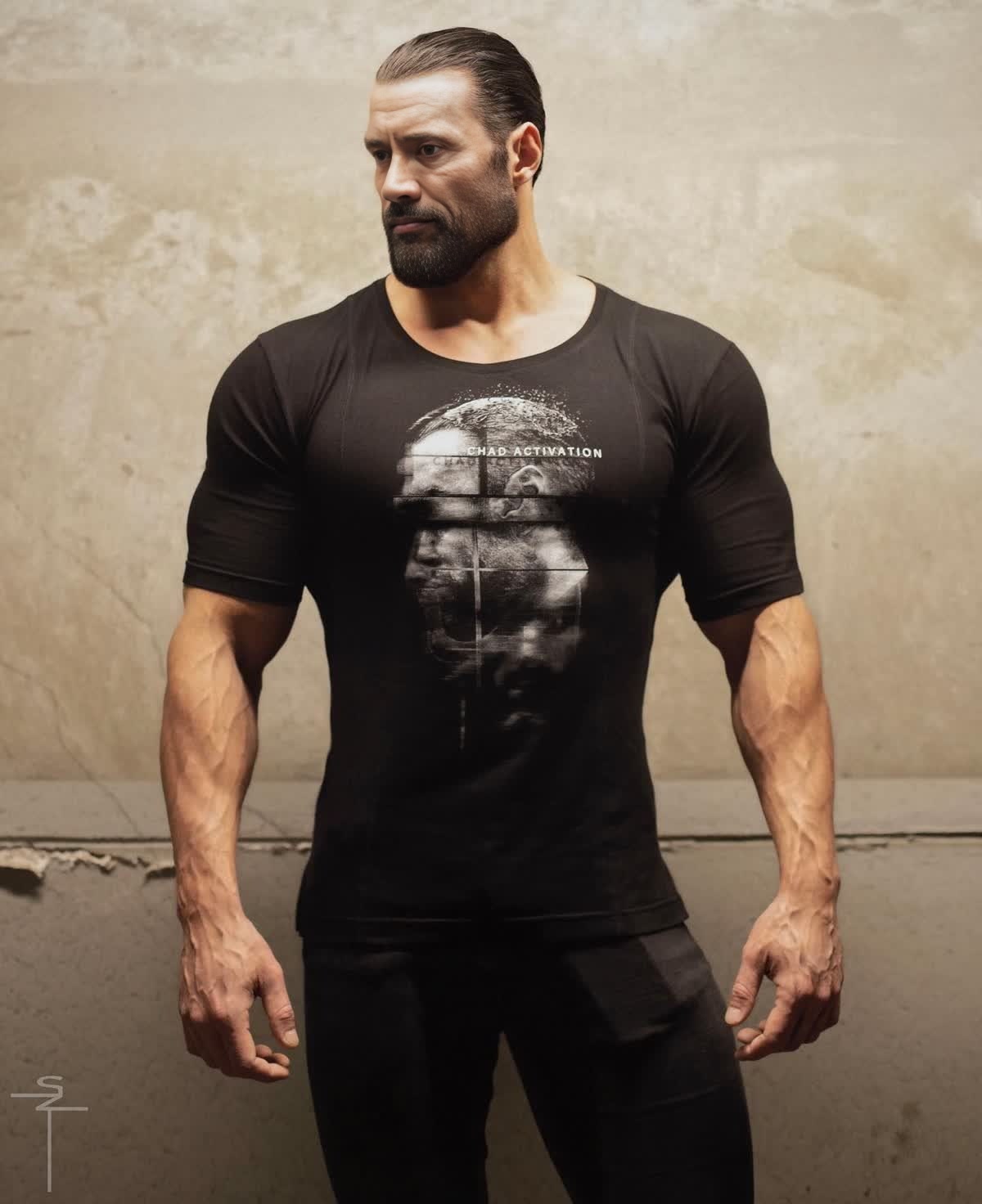Gigachad Ernest Khalimov Fitness Portrait