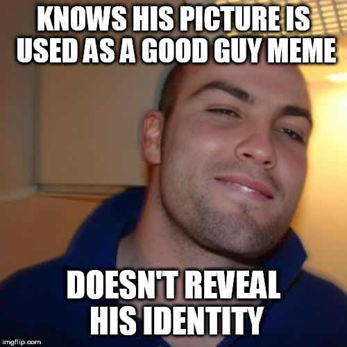 Good Guy Greg Viral Meme Portrait