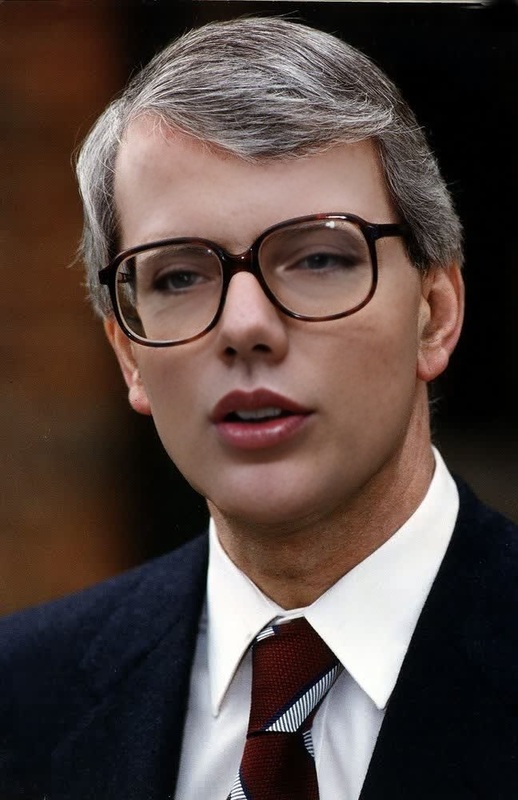 John Major United Kingdom Prime Minister Archival Portrait