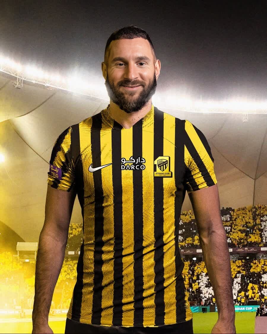 Karim Benzema Al Ittihad Press Portrait