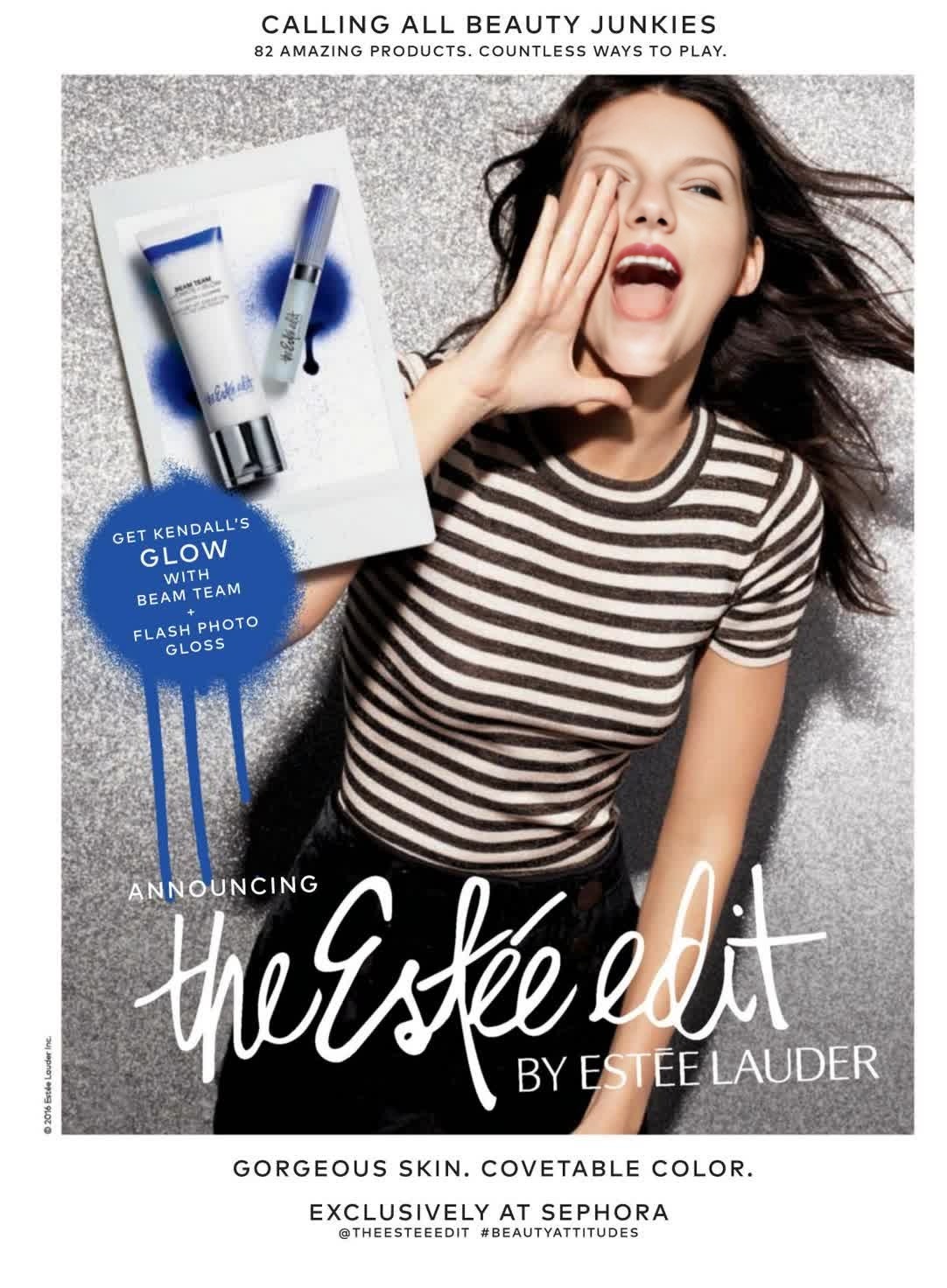 Kendall Jenner Estee Lauder Campaign Portrait