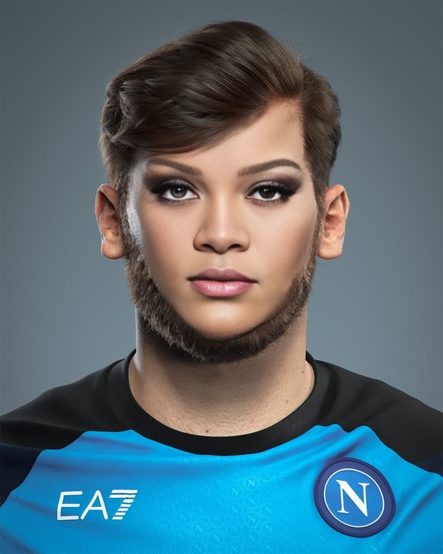 Khvicha Kvaratskhelia Napoli Media Day Portrait