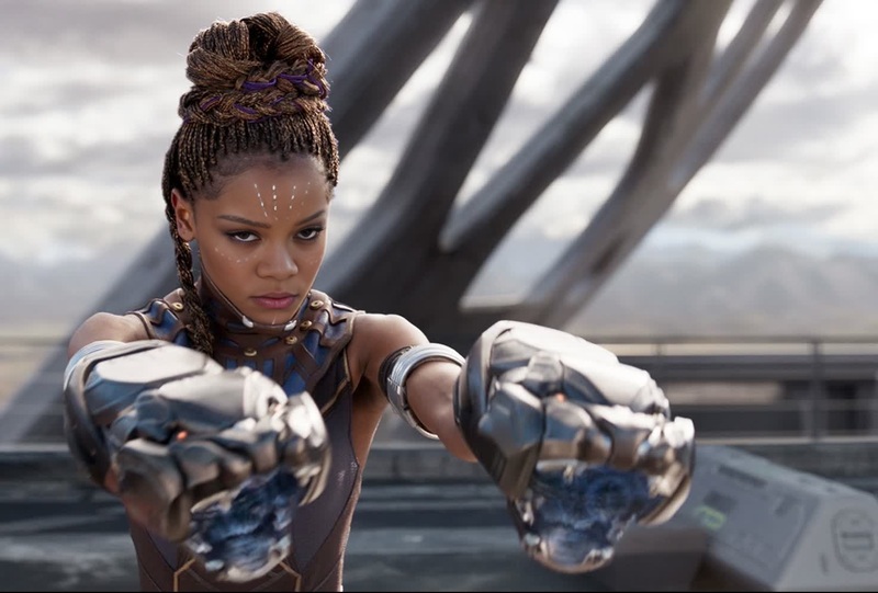 Letitia Wright Black Panther Press Portrait