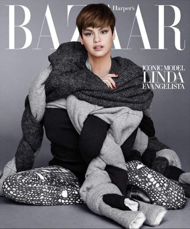 Linda Evangelista HarperS Bazaar Editorial Portrait