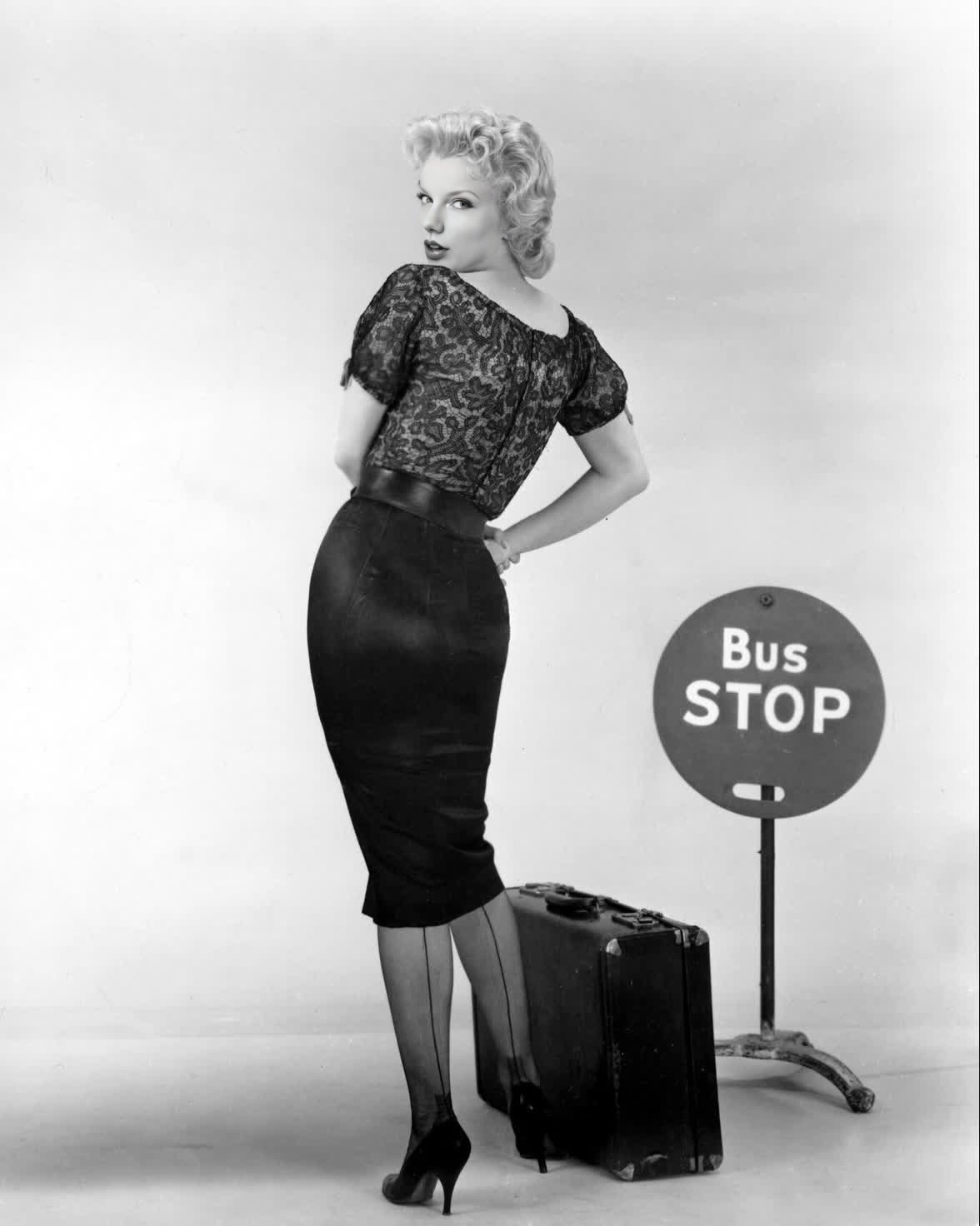 Marilyn Monroe Bus Stop Studio Portrait