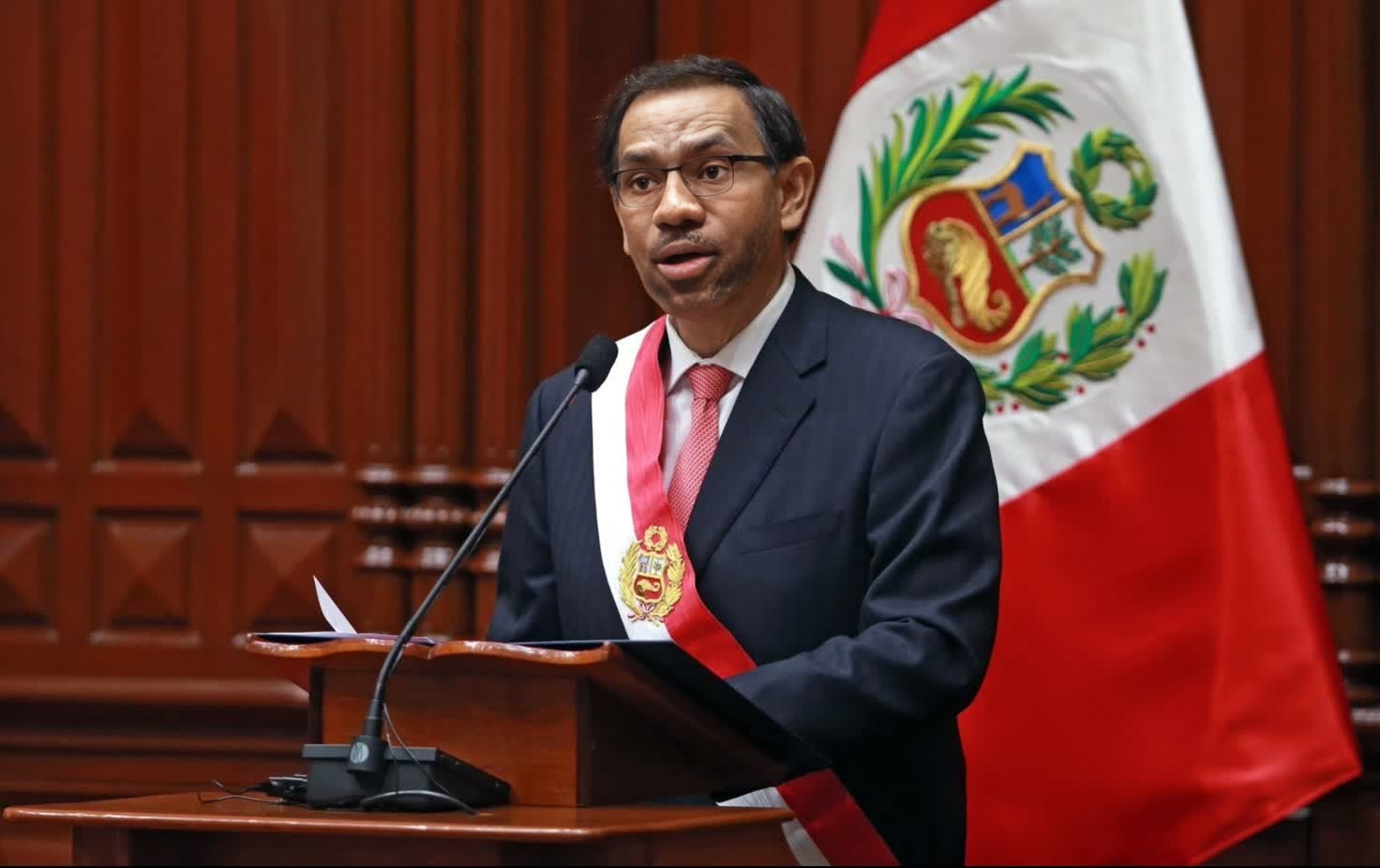 Martin Vizcarra Peru President Press Portrait