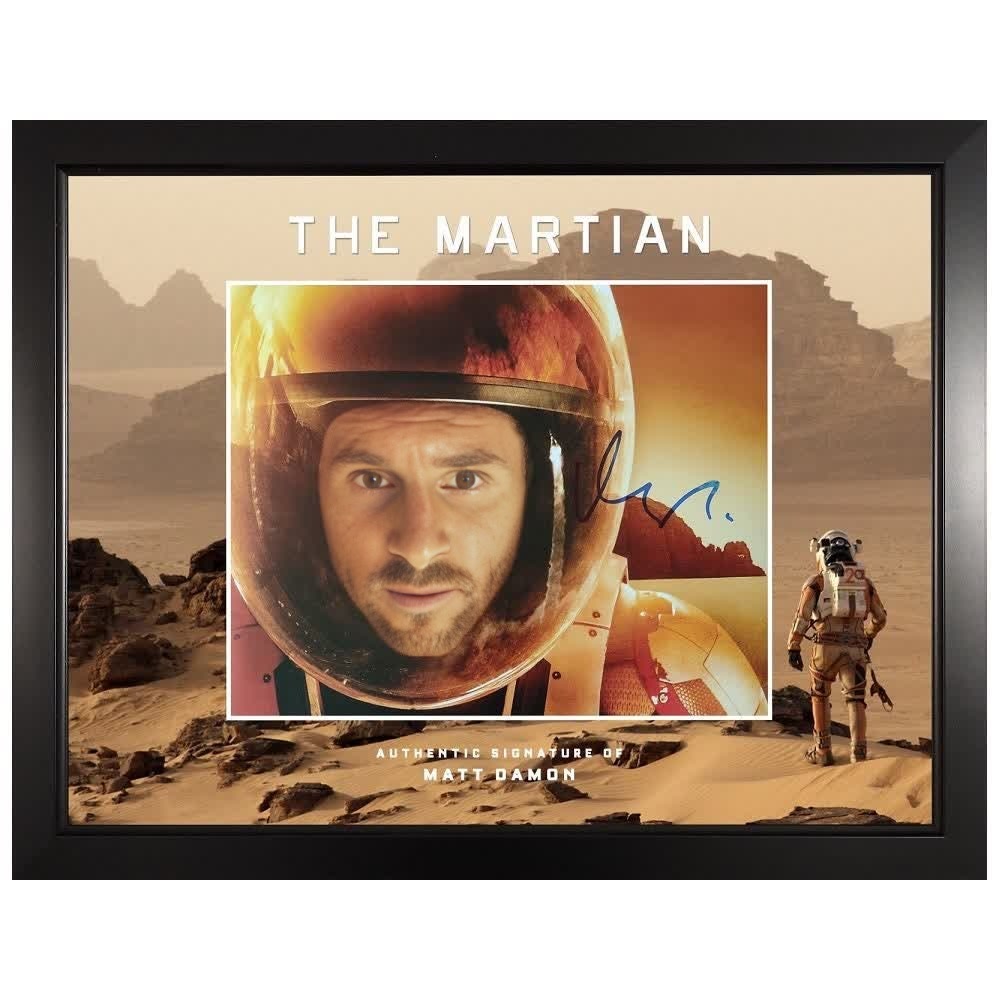 Matt Damon The Martian Press Portrait