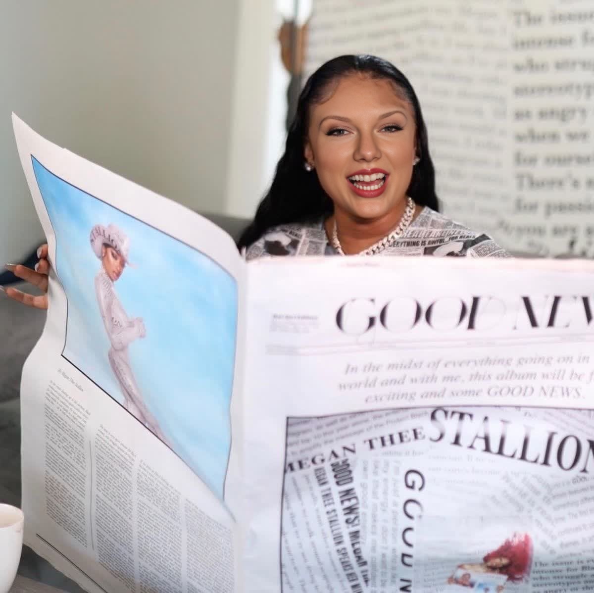 Megan Thee Stallion Good News Press Portrait