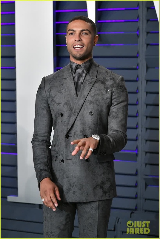 Michael B Jordan Vanity Fair Oscar Party Portrait