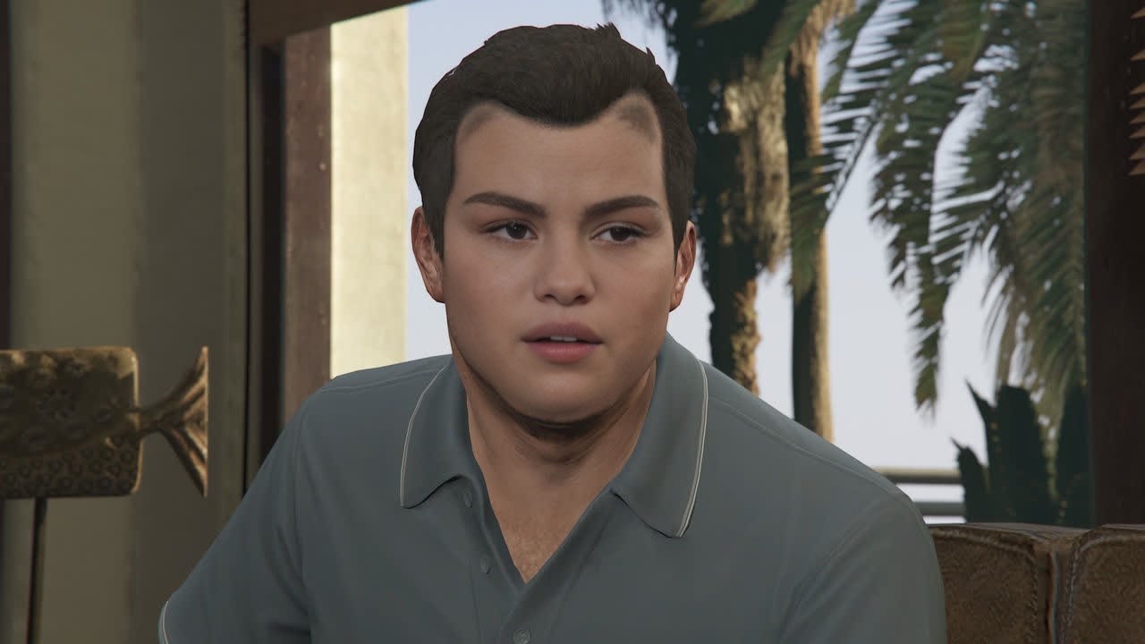 Michael De Santa Gta V Photorealistic Portrait