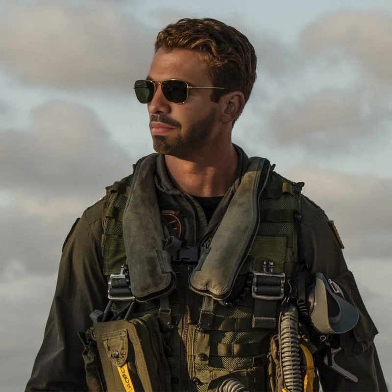 Miles Teller Top Gun Maverick Press Portrait