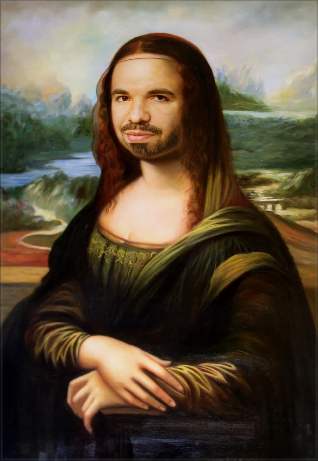 Mona Lisa Leonardo Da Vinci Oil Painting Portrait