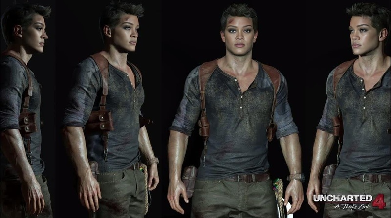 Nathan Drake Uncharted 4 Photorealistic Portrait