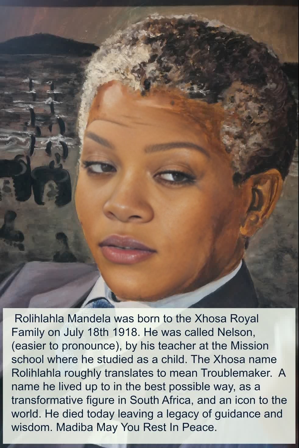 Nelson Mandela South Africa Archival Portrait