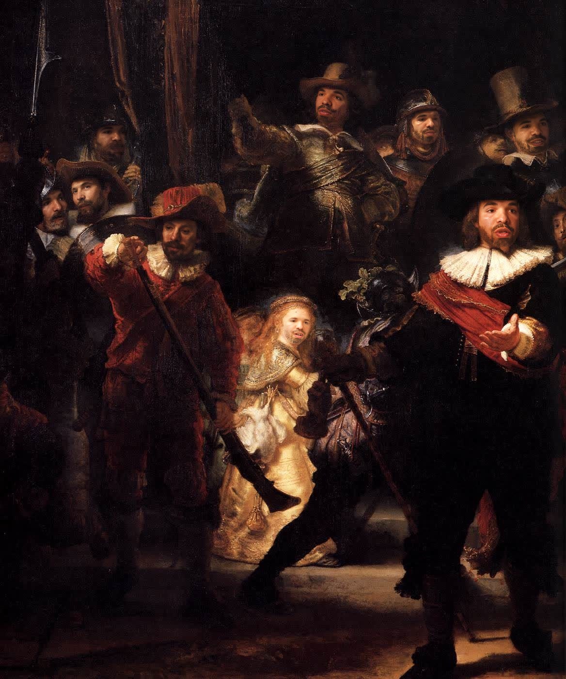Night Watch Rembrandt Van Rijn Oil Painting