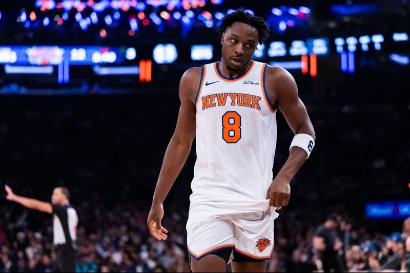 Og Anunoby New York Knicks Media Day Portrait