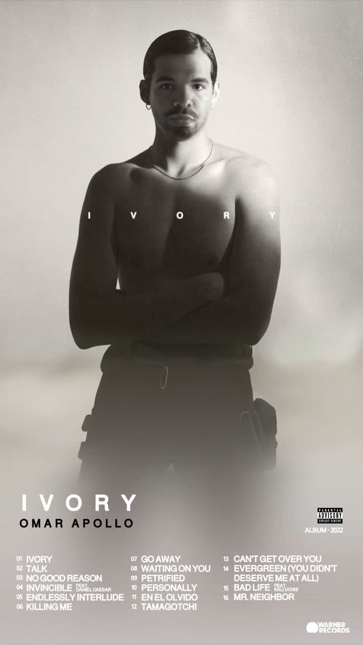 Omar Apollo Ivory Press Portrait