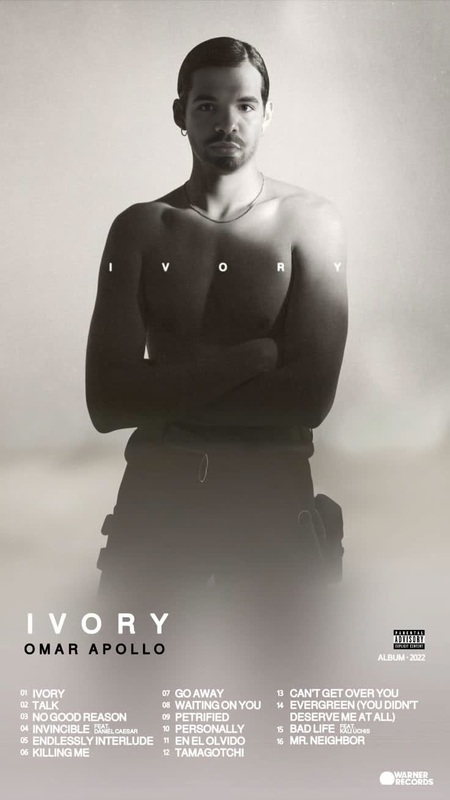 Omar Apollo Ivory Press Portrait