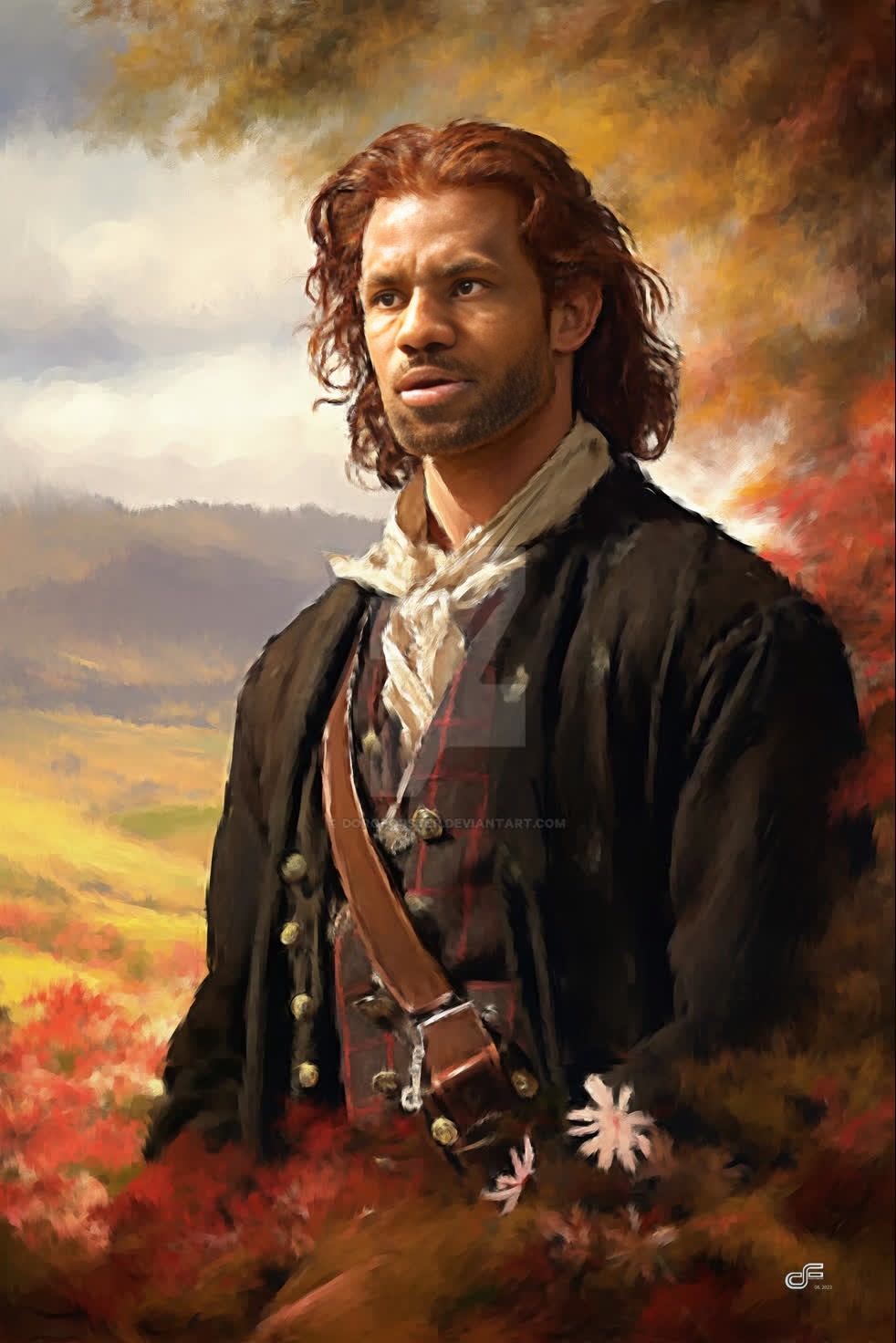 Outlander Jamie Fraser Portrait