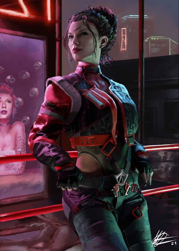 Panam Palmer Cyberpunk 2077 Photorealistic Portrait