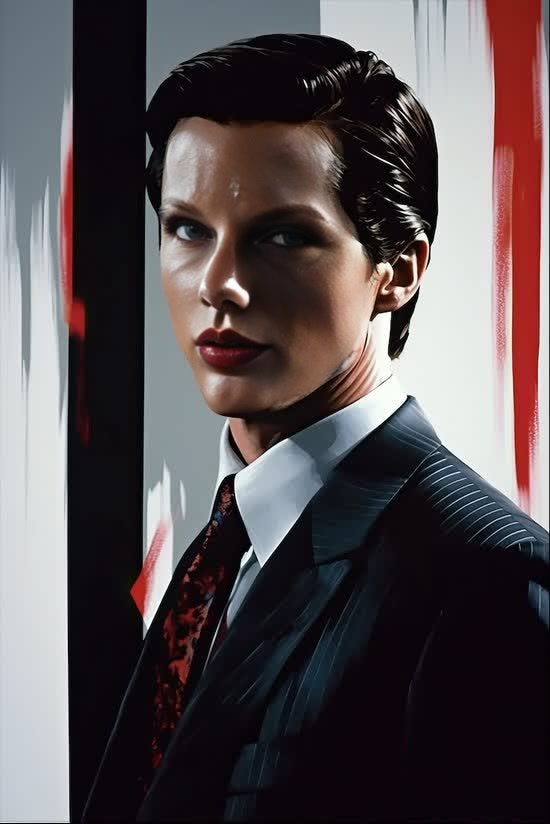Patrick Bateman American Psycho Portrait