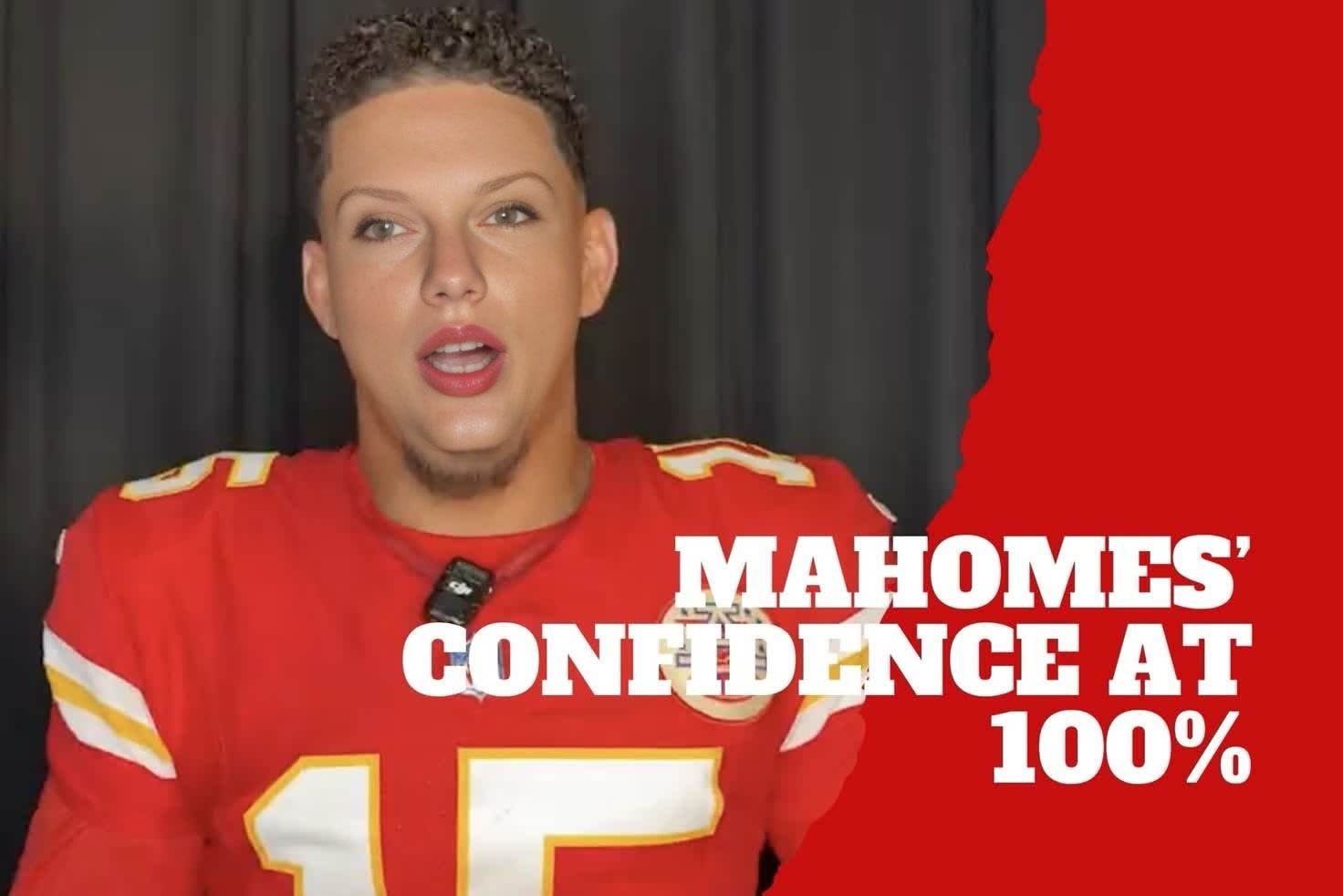 Patrick Mahomes Kansas City Chiefs Media Day Portrait