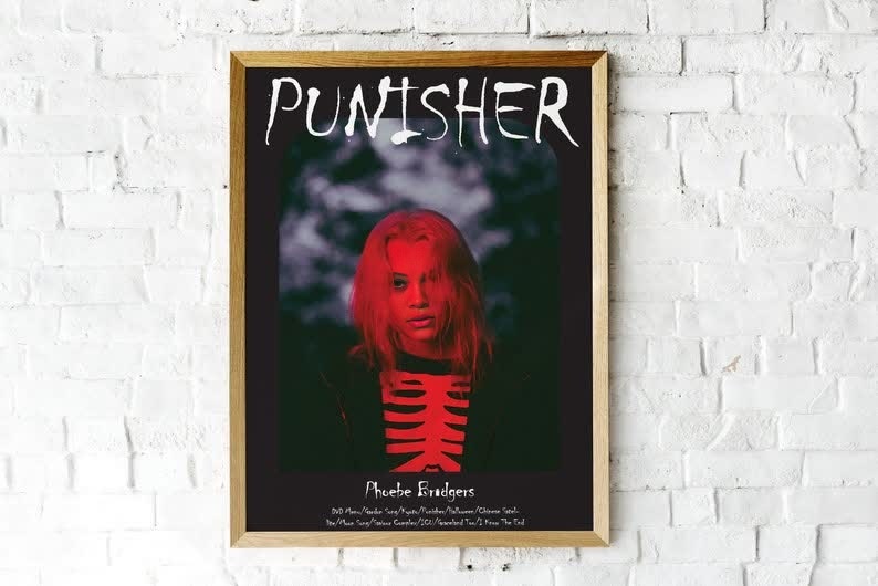 Phoebe Bridgers Punisher Album Cover Portrait
