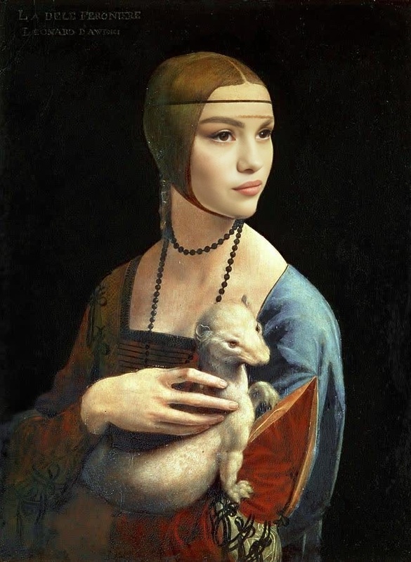 Portrait Of Cecilia Gallerani Lady With Ermine Oil Painting