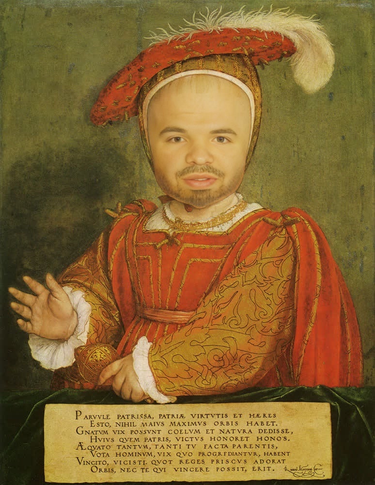 Portrait Of Edward Vi As A Child Hans Holbein The Younger Painting