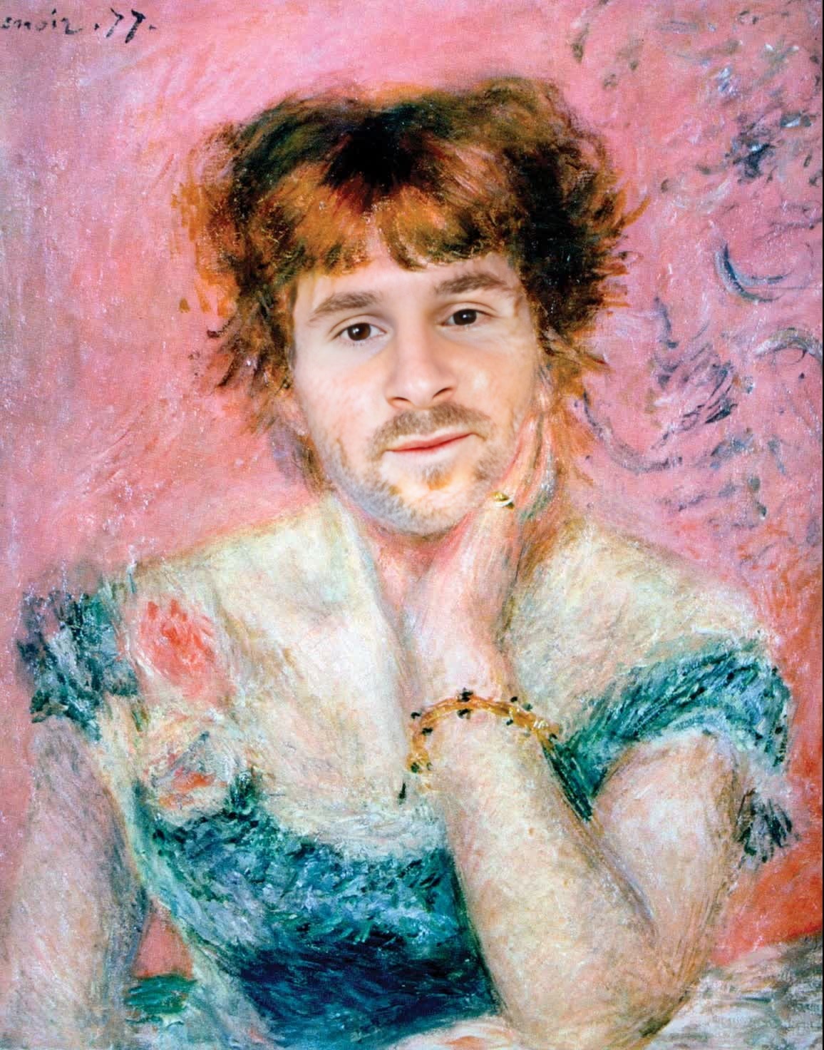 Portrait Of Jeanne Samary Pierre-Auguste Renoir Oil Painting