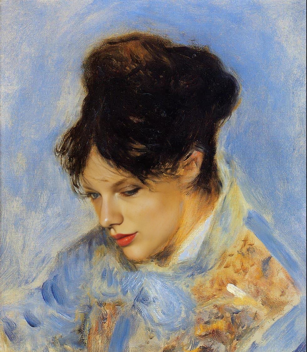 Portrait Of Monet Renoir Oil Painting