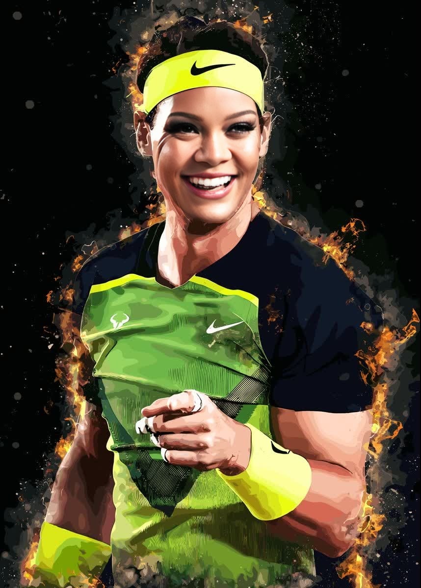 Rafael Nadal Tennis Press Portrait