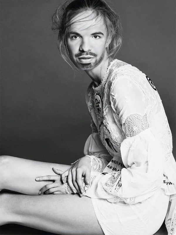 Rianne Van Rompaey Vogue Editorial Portrait